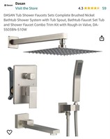 DASAN Tub Shower Faucets Sets