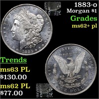 1883-o Morgan $1 Grades Select Unc+ PL