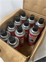 10 new cans of brake parts cleaner