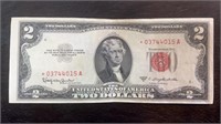 1953C Red Seal Two Dollar Bill