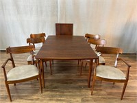 Drexel Mid Century Modern Dining Table w/6 Chairs