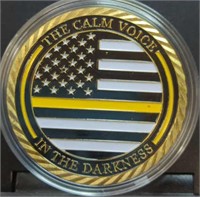 911 dispatcher challenge coin