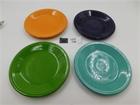 4 FIESTA WARE PLATES