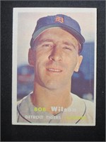 1957 TOPPS #19 BOB WILSON DETROIT TIGERS