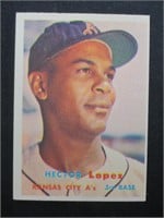 1957 TOPPS #6 HECTOR LOPEZ ATHLETICS