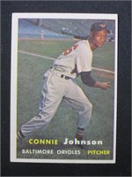 1957 TOPPS #43 CONNIE JOHNSON ORIOLES