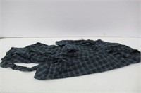 The Genuine Irish Flannel Robe, LG, Green