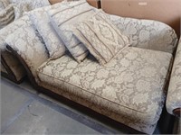 Upholstered chaise lounge