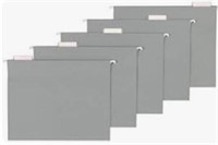 Basics Hanging File Folders, Letter Size, Gray,