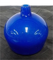 1960's Plus Norway Royal Blue Hand Blown Glass