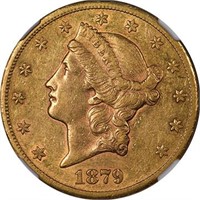 $20 1879-CC NGC AU50