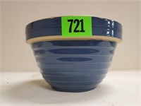 Blue stoneware bowl