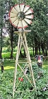 Metal Wind Mill - Metal Rooster