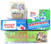 Complete 1987 Topps Baseball Sets (Some Sealed)