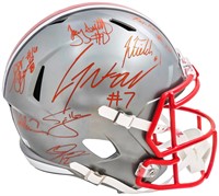 Ohio State QB Quarterback Autographe Silver Helmet