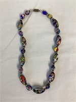Millefiori Glass Bead Necklace