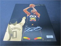 KEVIN DURANT SIGNED 8X10 PHOTO SUNS COA