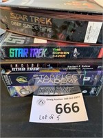 Star Trek Book & Computer Games (Lot of 5)