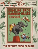 1945 RINGLING BROS. BARNUM BAILEY CIRCUS CALENDAR