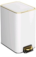 Aupekro 12 Liter Trash Can with Soft Close Lid. Sl