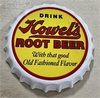 Enamel Rare hHowel's rootbeer sign