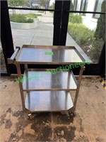 Stainless 3-Tier Utiity Cart