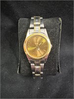 Vintage Woman's Geneva Quartz Two Tone Watch