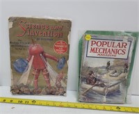 Popular mechanics, science and invention books