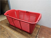 RED Basket@14inWx22.5inLx10inH