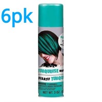 6pk Caribbean Turquoise Hairspray 3oz