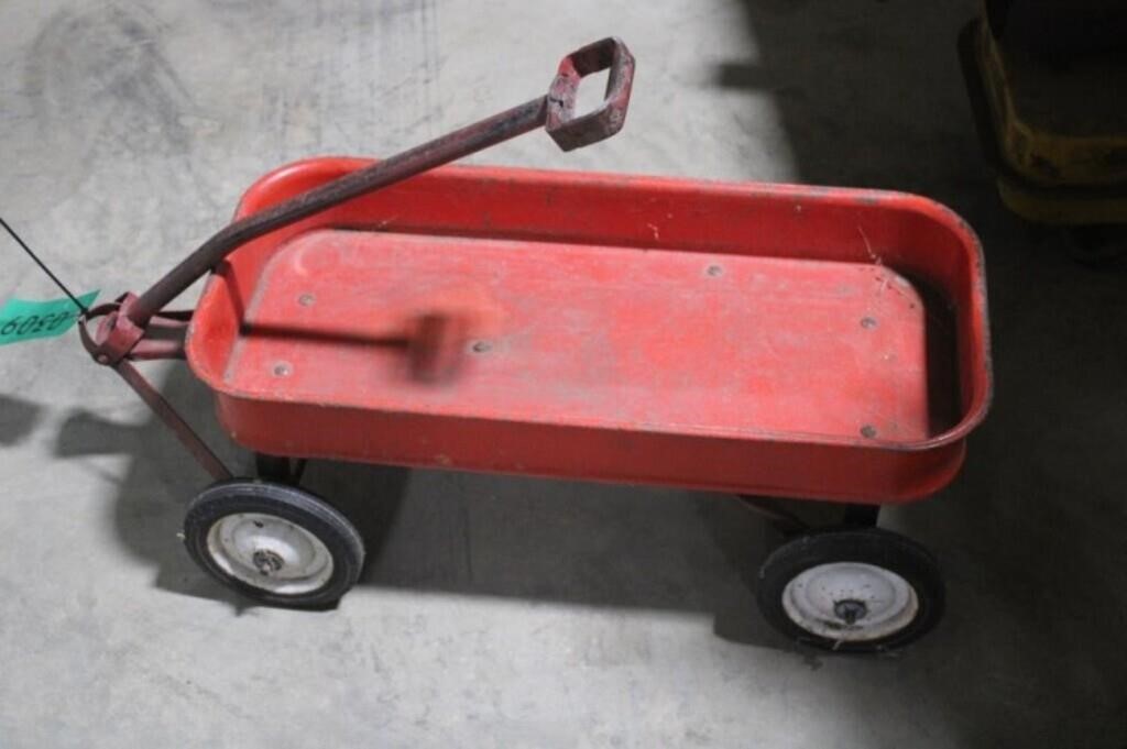 Red 4 Wheel Wagon