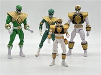 Lot of 4 Mighty Morphin Power Rangers