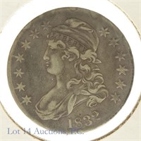 1832 Silver Capped Bust Half Dollar (EF+)