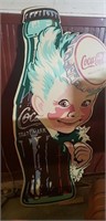 Sprite Boy Masonite Coca Cola Sign