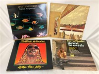 Lot of 4 Stevie Wonder Funk & Soul Record Albums