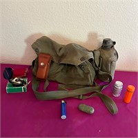 Vintage Military Satchel Bag
