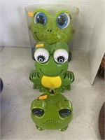 Lighted frog and 2 frog radios