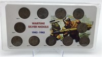 Wartime Silver Nickels 1942-1945