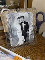 New out of the box 8 x 10 Crystal picture frame