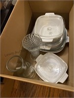 Set a four Glass oven ware and more see photos
