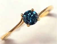 $1800 10K  1.1G Natural Blue Diamond Treated (0.35