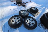 (4) Very Good 17" Truck Tires