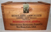 Winchester Western Wood Ammo Box, 16"x10"x10"