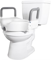 Vaunn Medical Elevated Raised Toilet Seat w/ Arms