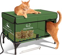 Clawsable Indestructible Heated Outdoor Cat Shelt