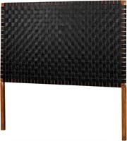 South Shore Balka Headboard  Queen  Matte Black