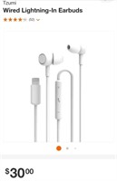 2- Tzumi  Wired  Lightning-In Earbuds