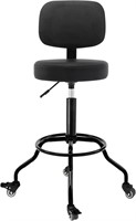 $97  Shop Stool w/ Ergonomic Backrest  26-31in