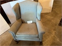 Light blue arm chair