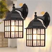 WIHTU 2-Pack Dusk to Dawn Outdoor Wall Lights, Sen